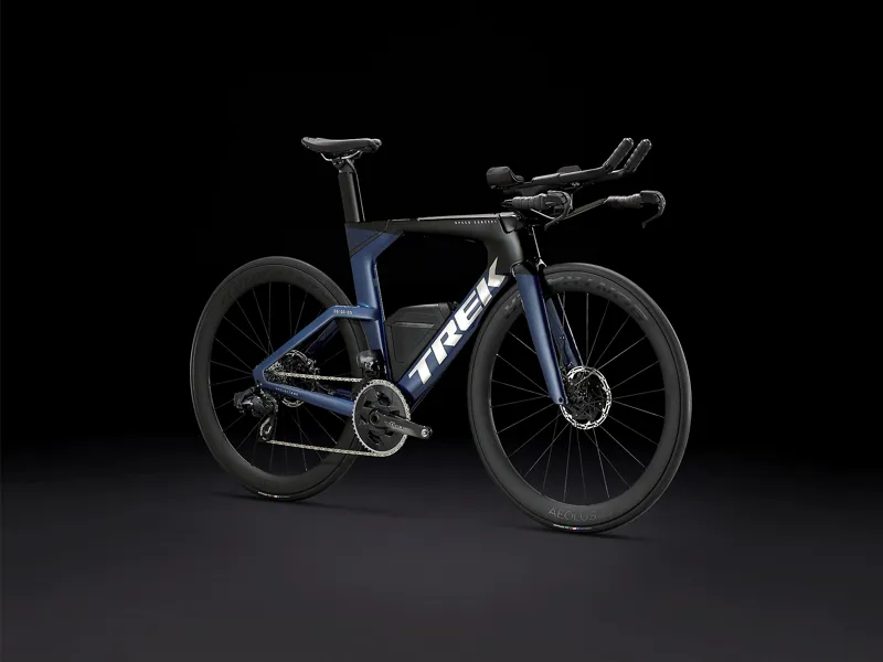 TREK Speed Concept SLR 7 AXS Carbon Road Bike in Mulsanne Blue and Trek Black-9